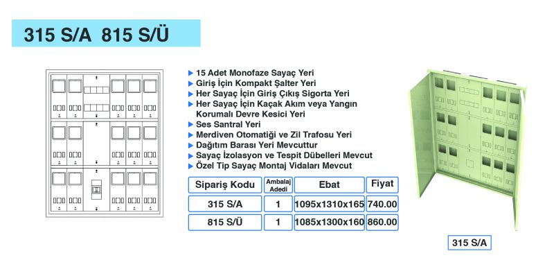 315 S/A - 815 S/Ü