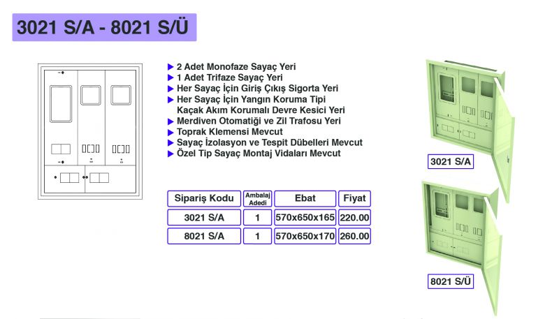 3021 S/A - 8021 S/Ü