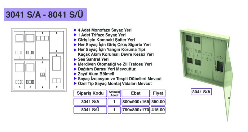 3041 S/A - 8041 S/Ü