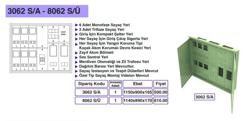 3062 S/A - 8062 S/Ü