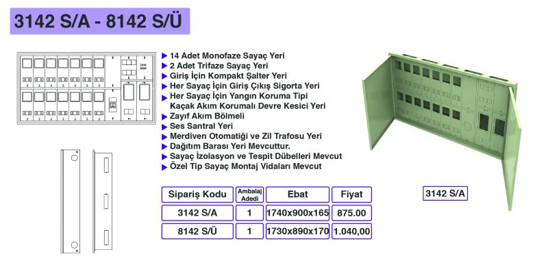 3142 S/A - 8142 S/Ü