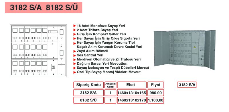 3182 S/A - 8182 S/Ü